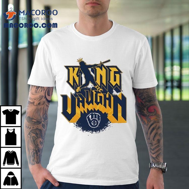 King Vaughn Milwaukee Brewers Baseball Shirt