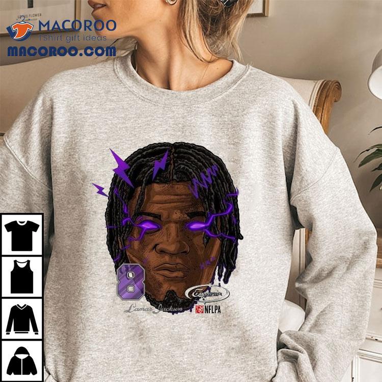 Lamar Jackson Fat Head Nflpa Planet Euphoria Shirt