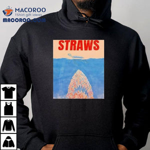 Straws Turtle Style Jaws Shirt
