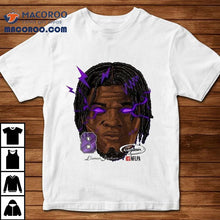 Load image into Gallery viewer, Lamar Jackson Fat Head Nflpa Planet Euphoria Shirt