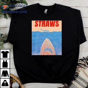 Straws Turtle Style Jaws Shirt