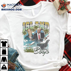 Trump Stephen Hawking And Jeffrey Epstein Island Boys Shirt