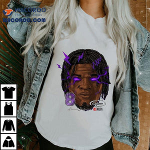 Lamar Jackson Fat Head Nflpa Planet Euphoria Shirt