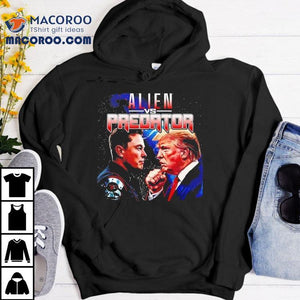 Elon Musk Vs Donald Trump As Alien Vs Predator Shirt