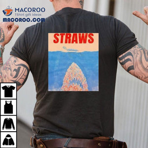 Straws Turtle Style Jaws Shirt