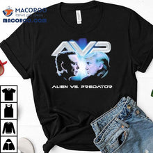 Load image into Gallery viewer, Trump Vs Elon Musk Alien Vs Predator Shirt