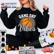 Load image into Gallery viewer, Game Day Basketball Leopard Print Girls Shirt