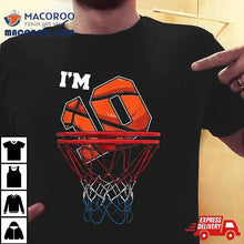 Load image into Gallery viewer, I&#39;m 10 Years Old Basketball Net Ball Game Gift Birthday Shirt