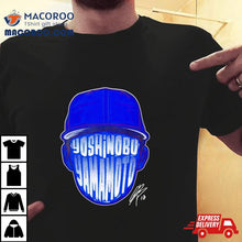 Load image into Gallery viewer, Los Angeles Dodgers Yoshinobu Yamamoto Face Silhouette Signature Shirt