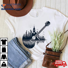 Load image into Gallery viewer, New York City Skyline Guitar For Adults - Unisex Shirt