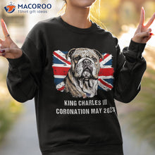 Load image into Gallery viewer, Bulldog Union Jack King Charles Coronation Shirt