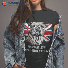 Load image into Gallery viewer, Bulldog Union Jack King Charles Coronation Shirt