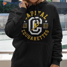 Load image into Gallery viewer, Capital 2023 Cougarettes Logo Shirt