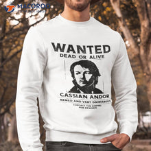 Load image into Gallery viewer, Clinton Yates Wearing Wanted Dead Or Alive Cassian Andor Shirt